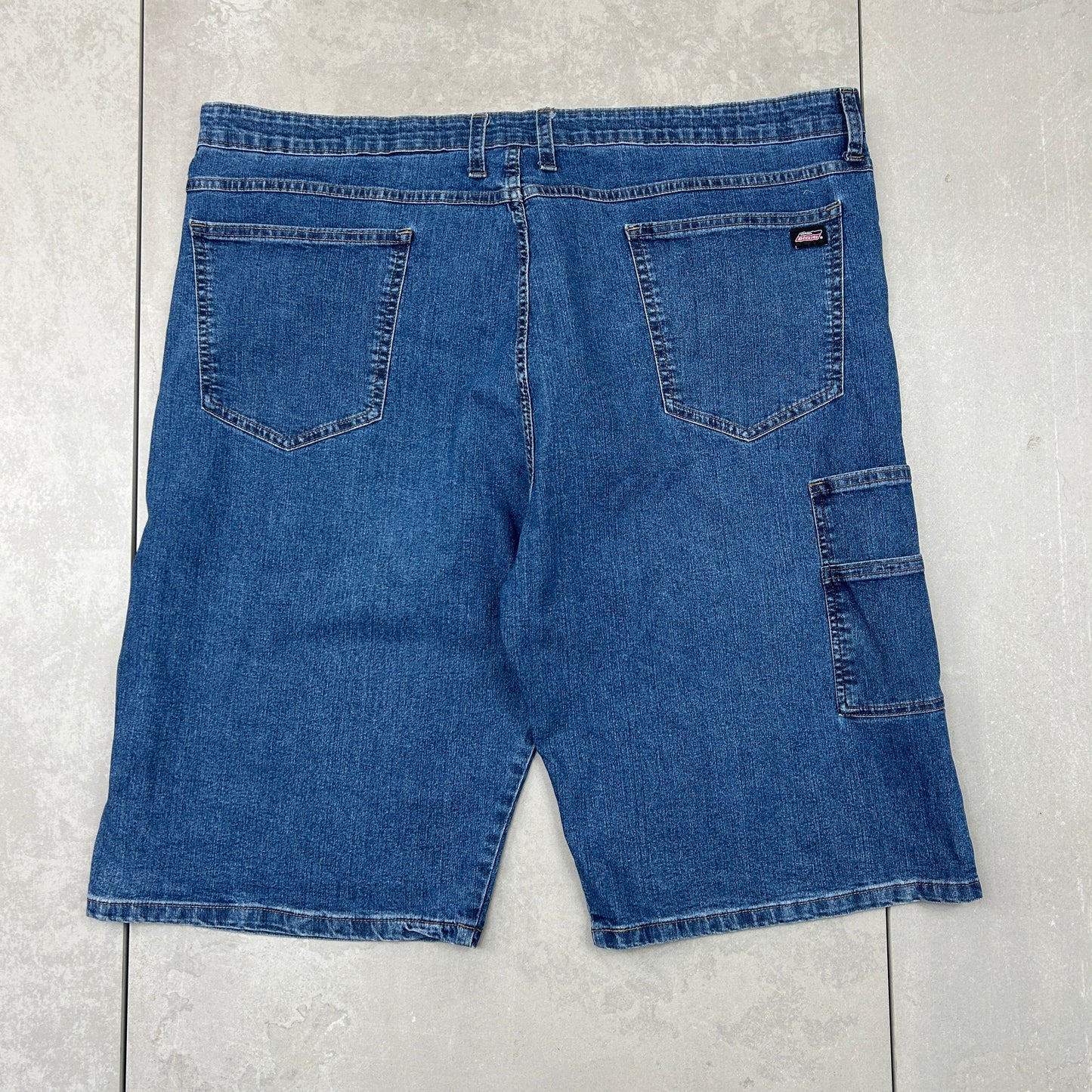 Vintage Dickies Workwear Carpenter Blue Baggy Shorts - 44