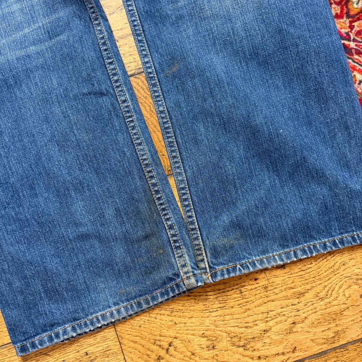 Vintage Levis 501 Straight Blue Denim Jeans - 32S