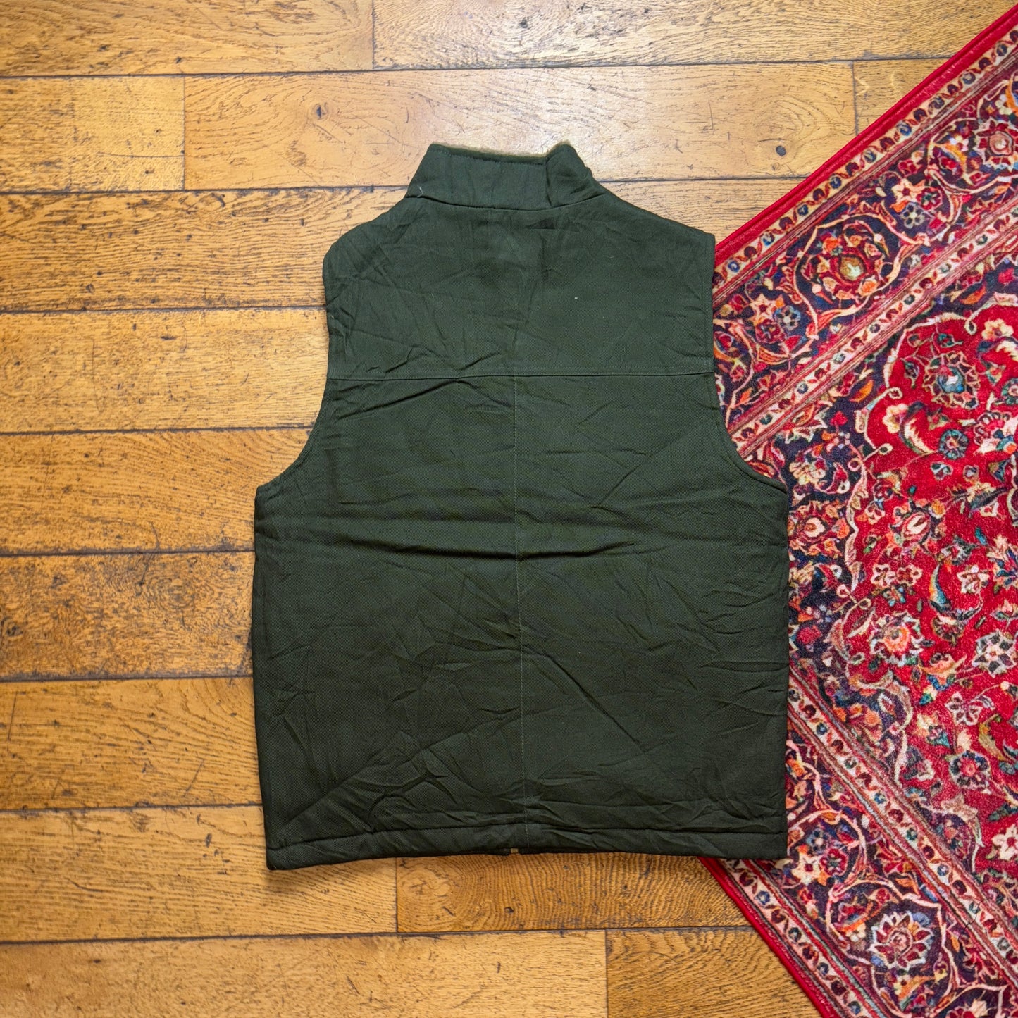 Vintage Green Workwear Carhartt Style Gilet Vest - S