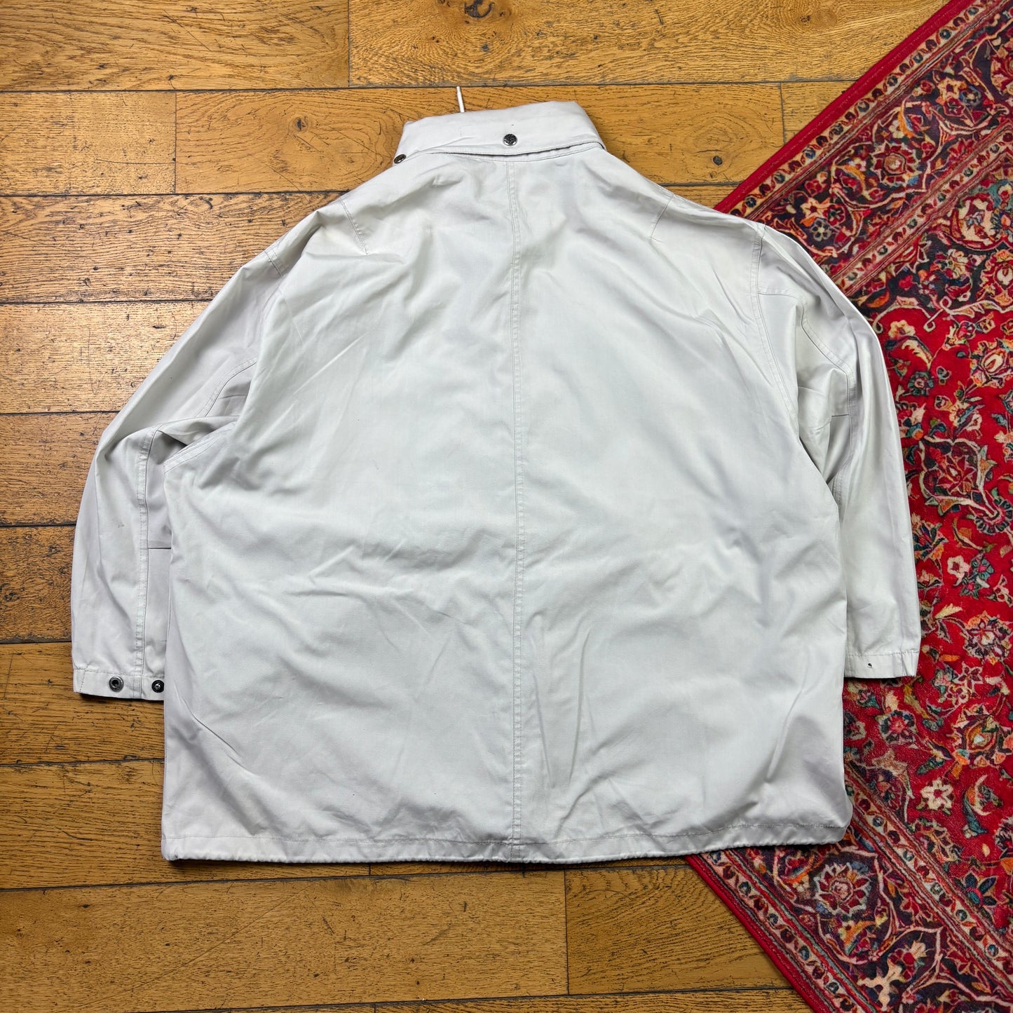 Vintage Naf Naf Sailing Yacht Cream Parka Jacket - XXL