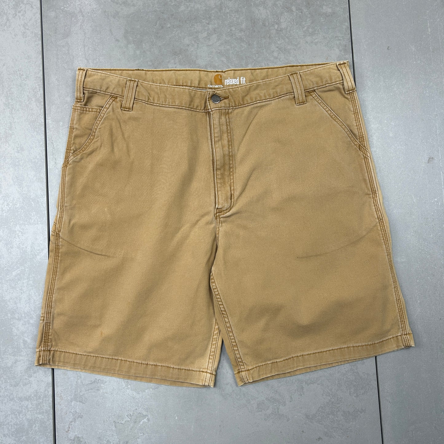 Vintage Carhartt Workwear Baggy Brown Carpenter Shorts - 42