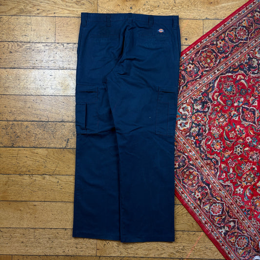 Vintage Dickies Navy Baggy 874 Skate Chino Trousers - 34