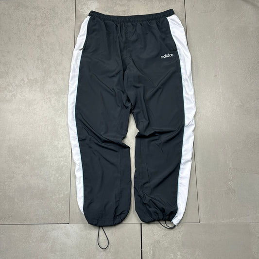 Vintage Adidas Grey Baggy Tracksuit Sweatpants Track Pants Bottoms - XL