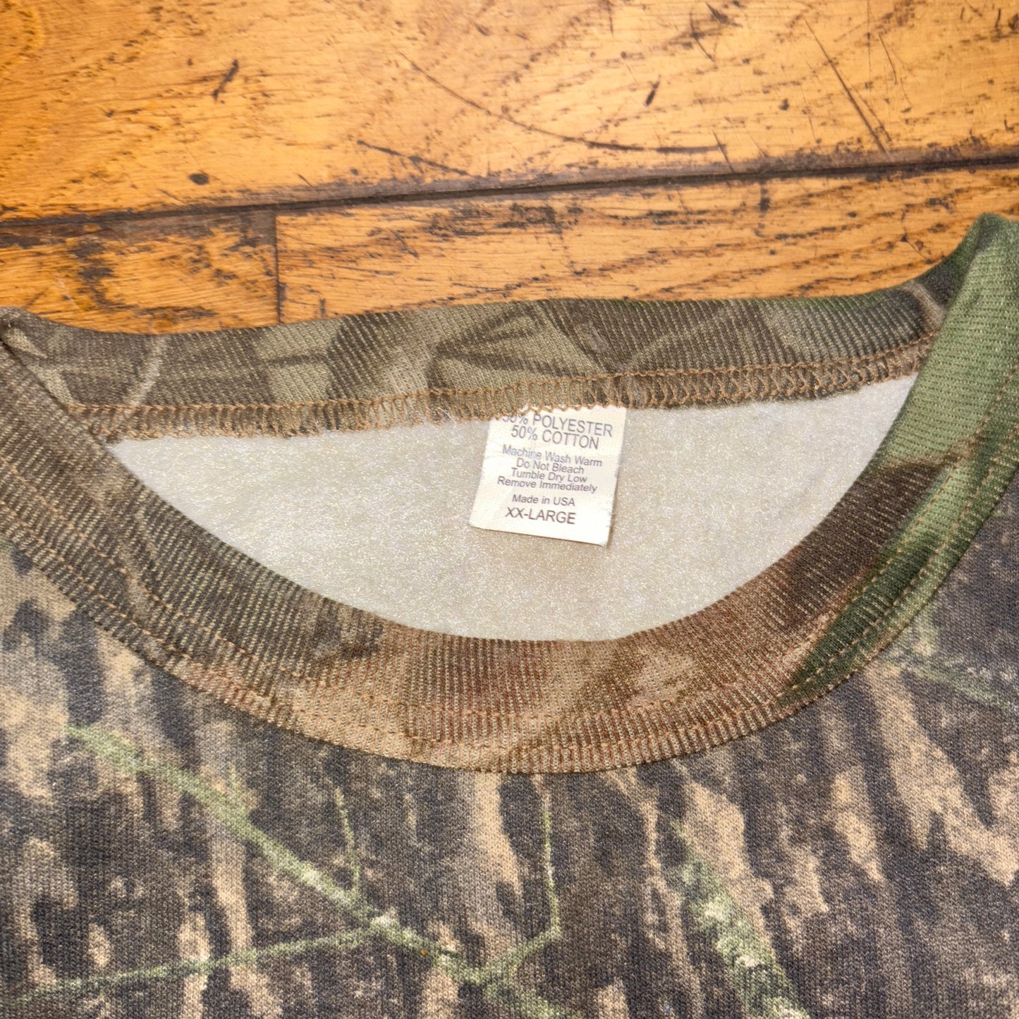 Vintage Realtree Camo Green Sweatshirt - 2XL