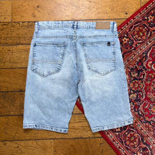Vintage Blue Denim Shorts - 34