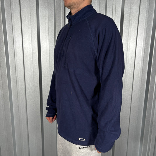 Oakley Navy Zip Fleece Jumper - XL
