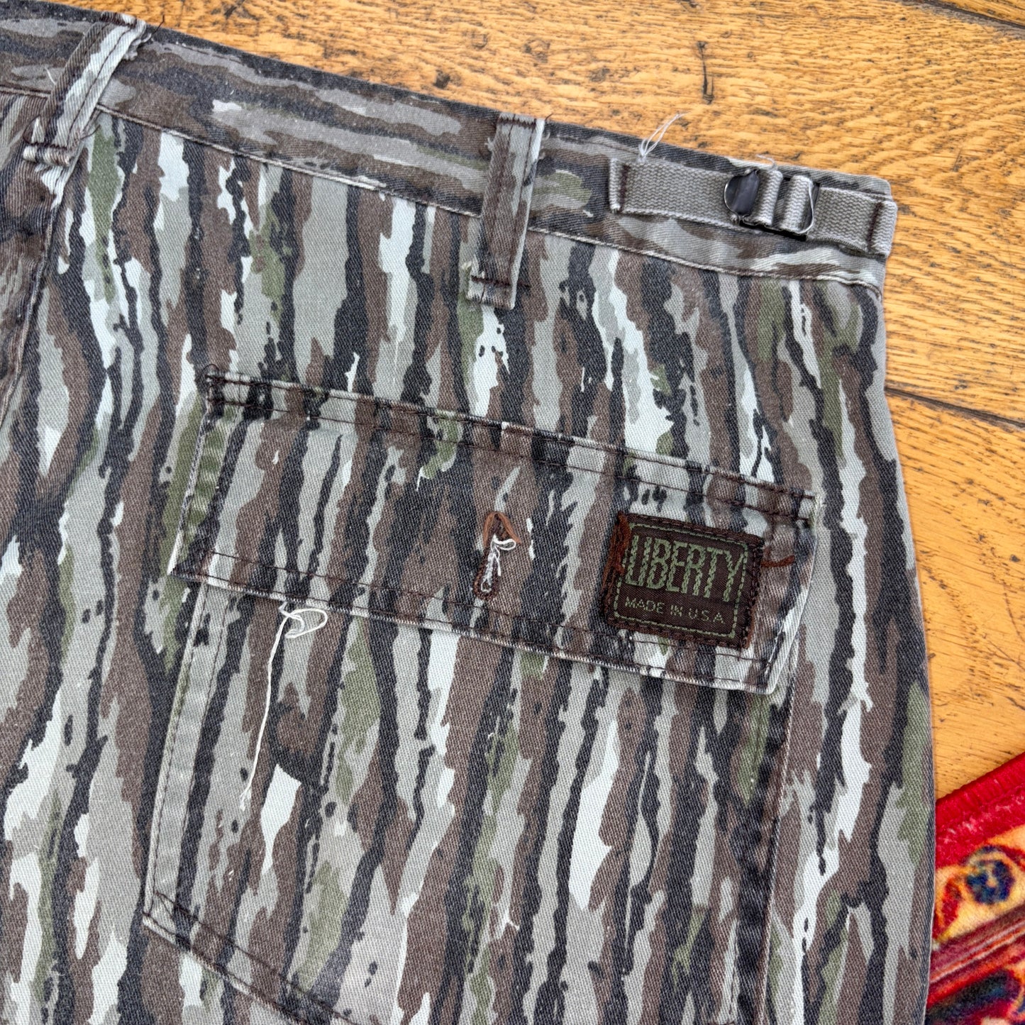 Vintage Real Tree Camo Baggy Khaki Cargo Workwear Hunting Trousers - 38R