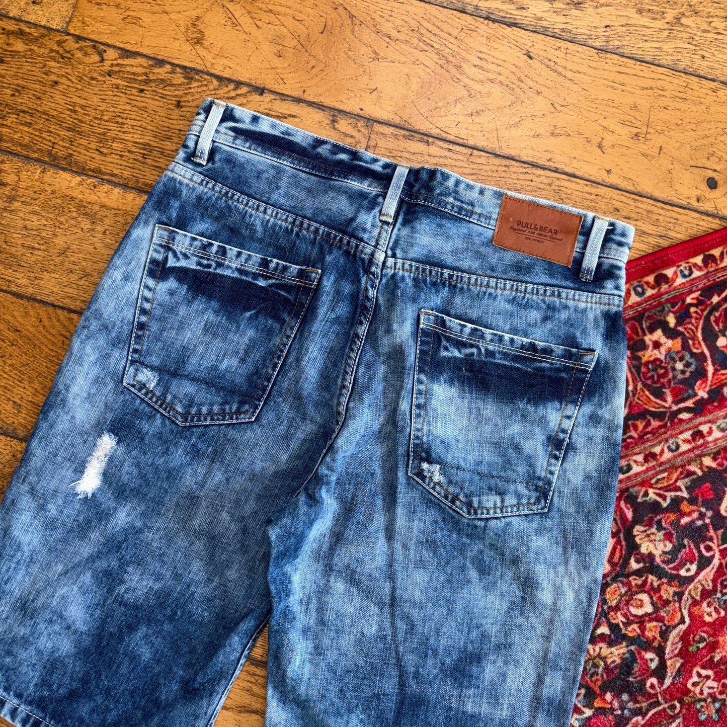 Vintage Pull and Bear Blue Denim Shorts - 32