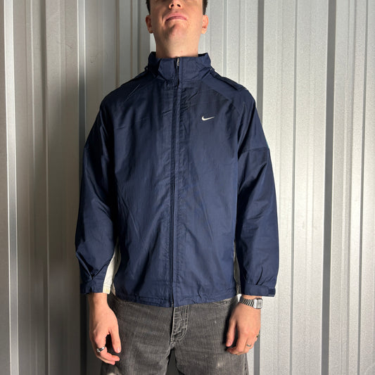 Vintage Nike 00s Y2K Kids Navy Tracksuit Track Shell Jacket - XL Kids