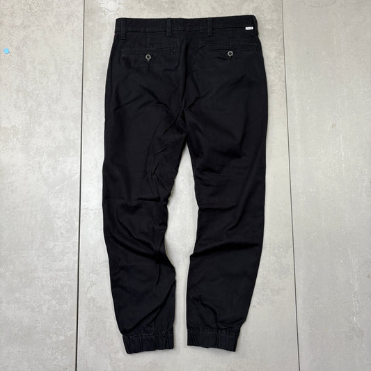 Vintage Levis Tapered Black Chino Trousers - 32