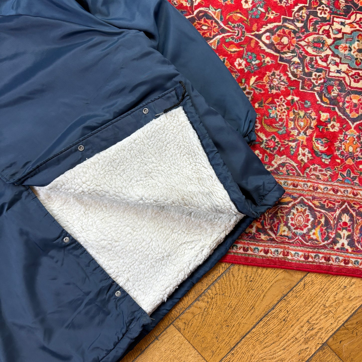 Vintage Grey Nylon Coach Harrington Jacket - 3XL