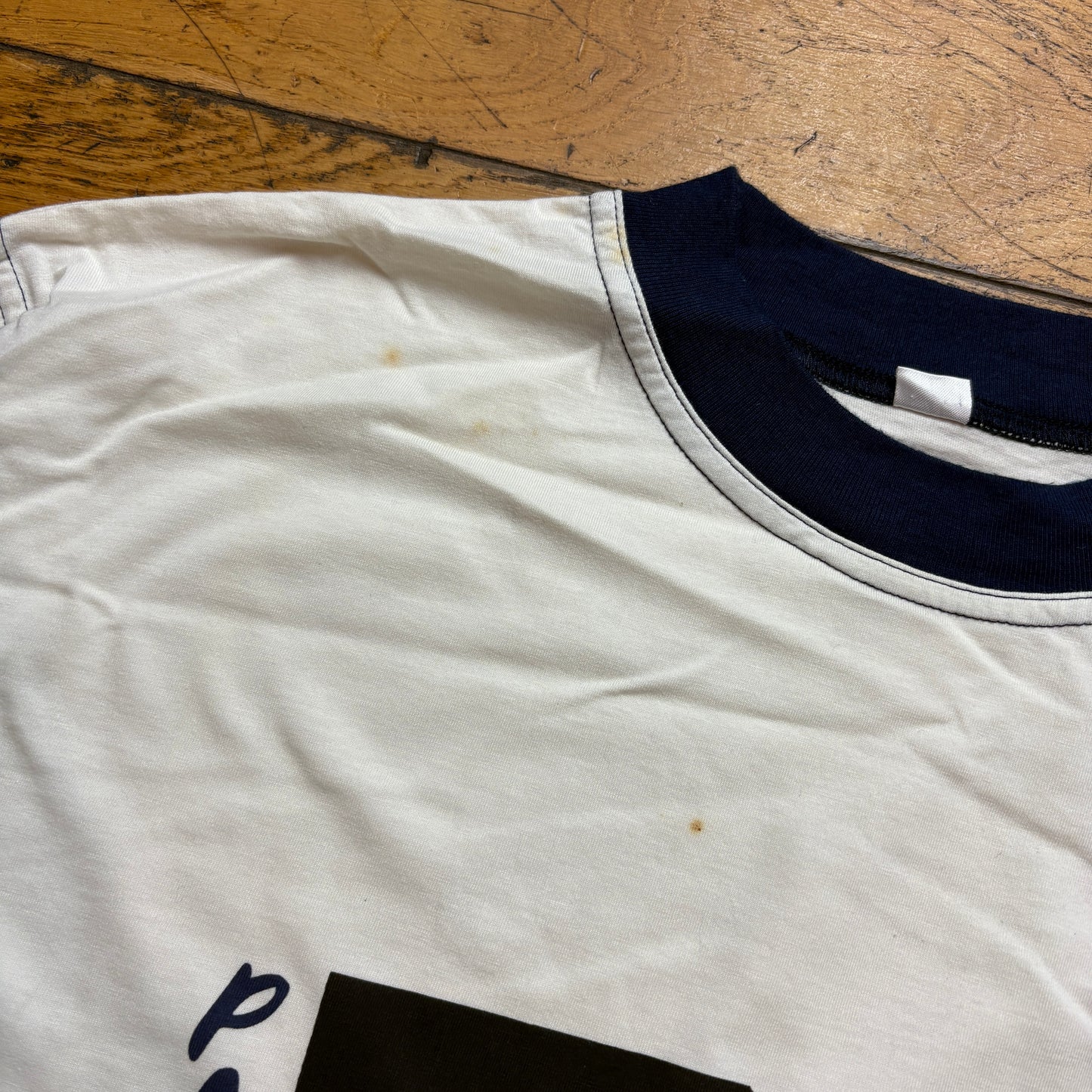 Vintage 90s White Surfwear Single Stitch Graphic T-Shirt - M