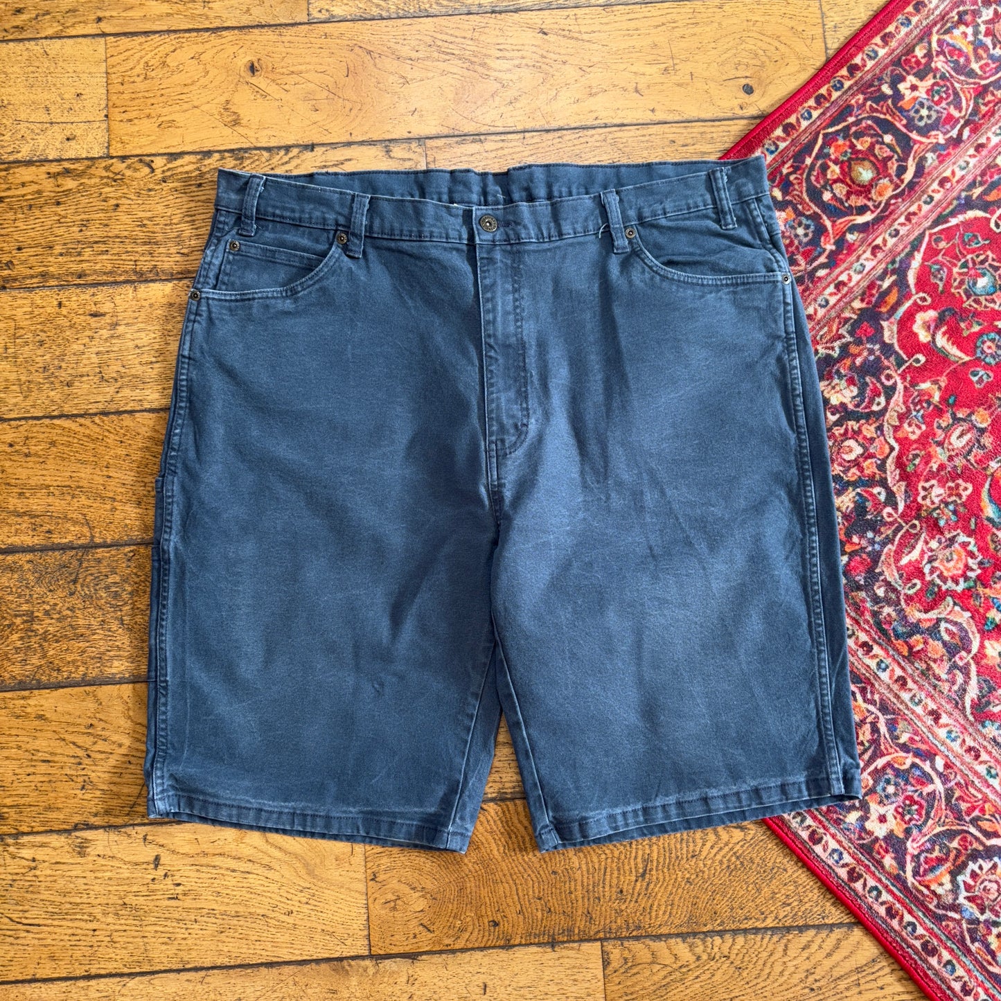 Copy of Vintage Dickies Workwear Grey Carpenter Baggy Shorts - 42