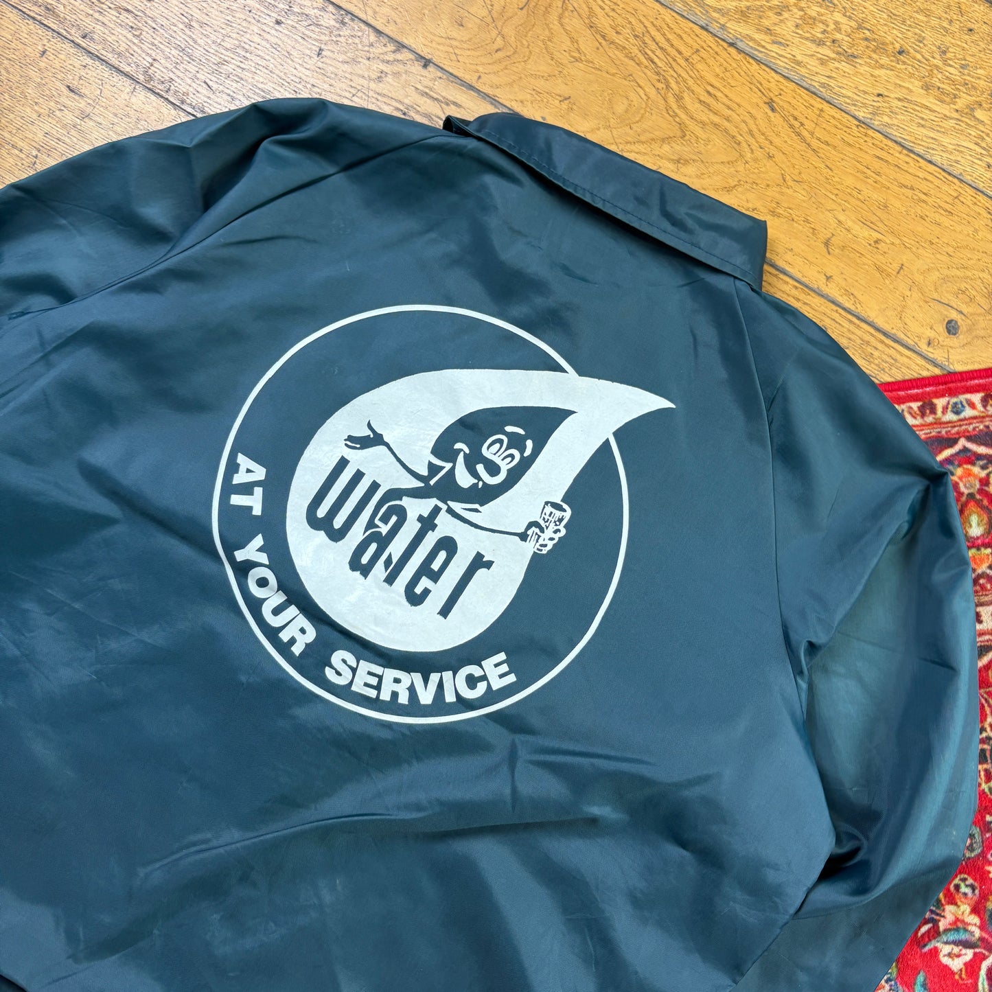 Vintage Grey Nylon Coach Harrington Jacket - XL