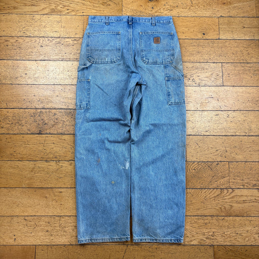 Carhartt Blue Workwear Carpenter Baggy Jeans - 34