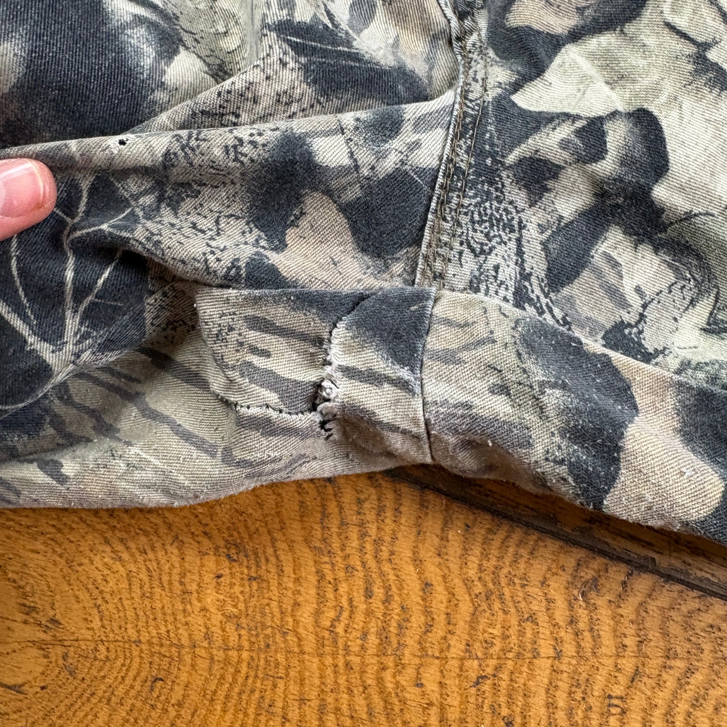 Vintage Real Tree Camo Green Hunting Workwear Trousers - 32