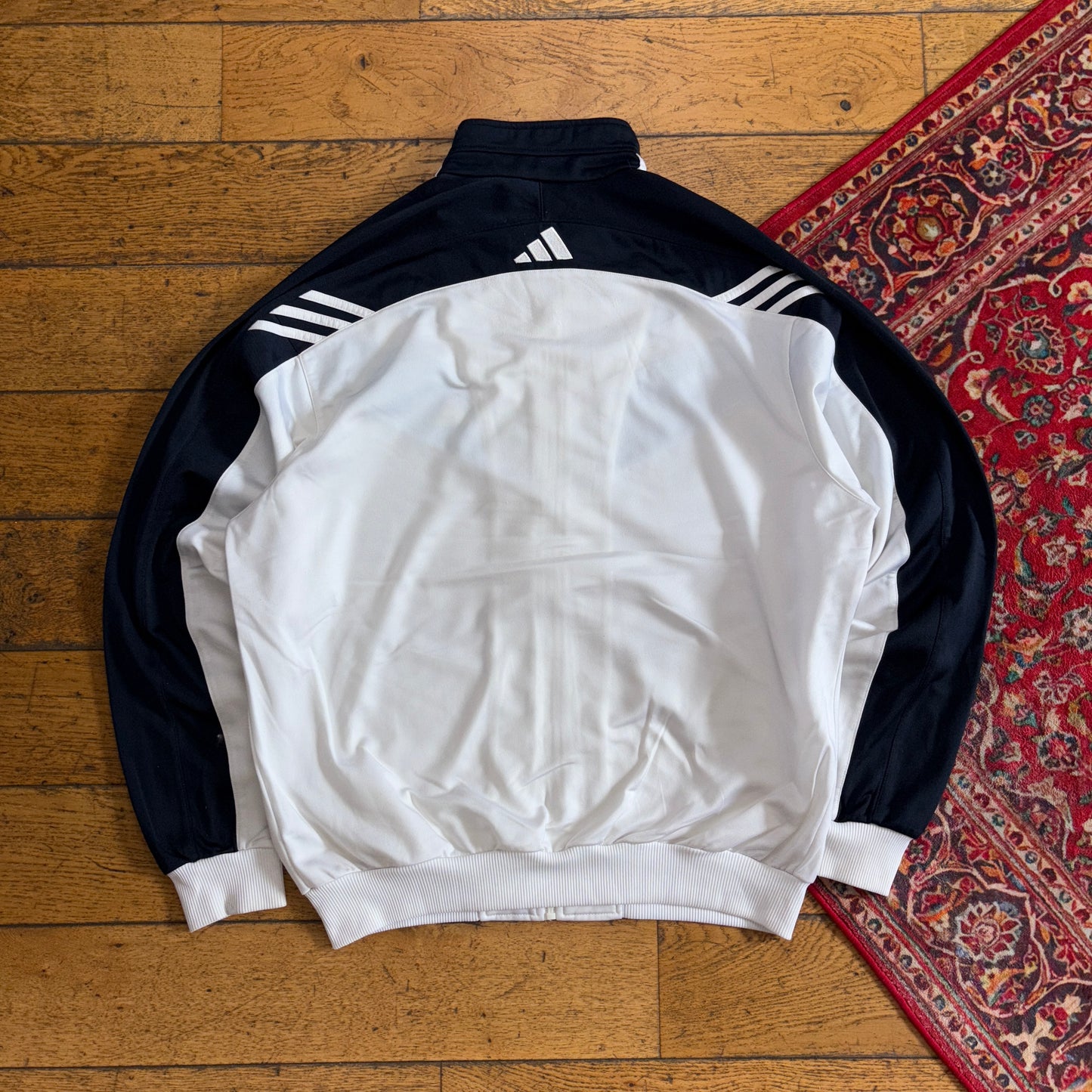 Vintage Adidas White Tracksuit Track Shell Windbreaker Jacket - XL