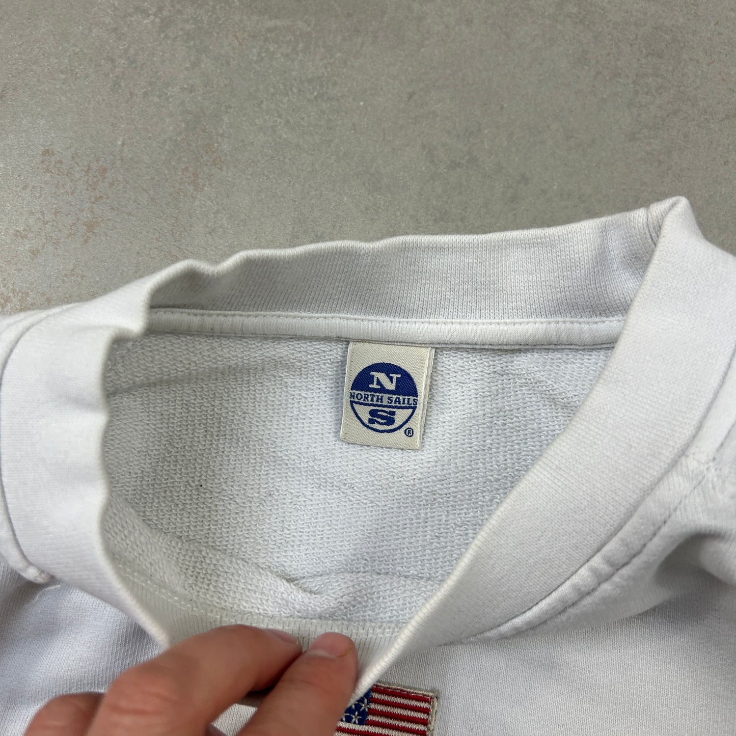 Vintage North Sails USA White Sweatshirt - M