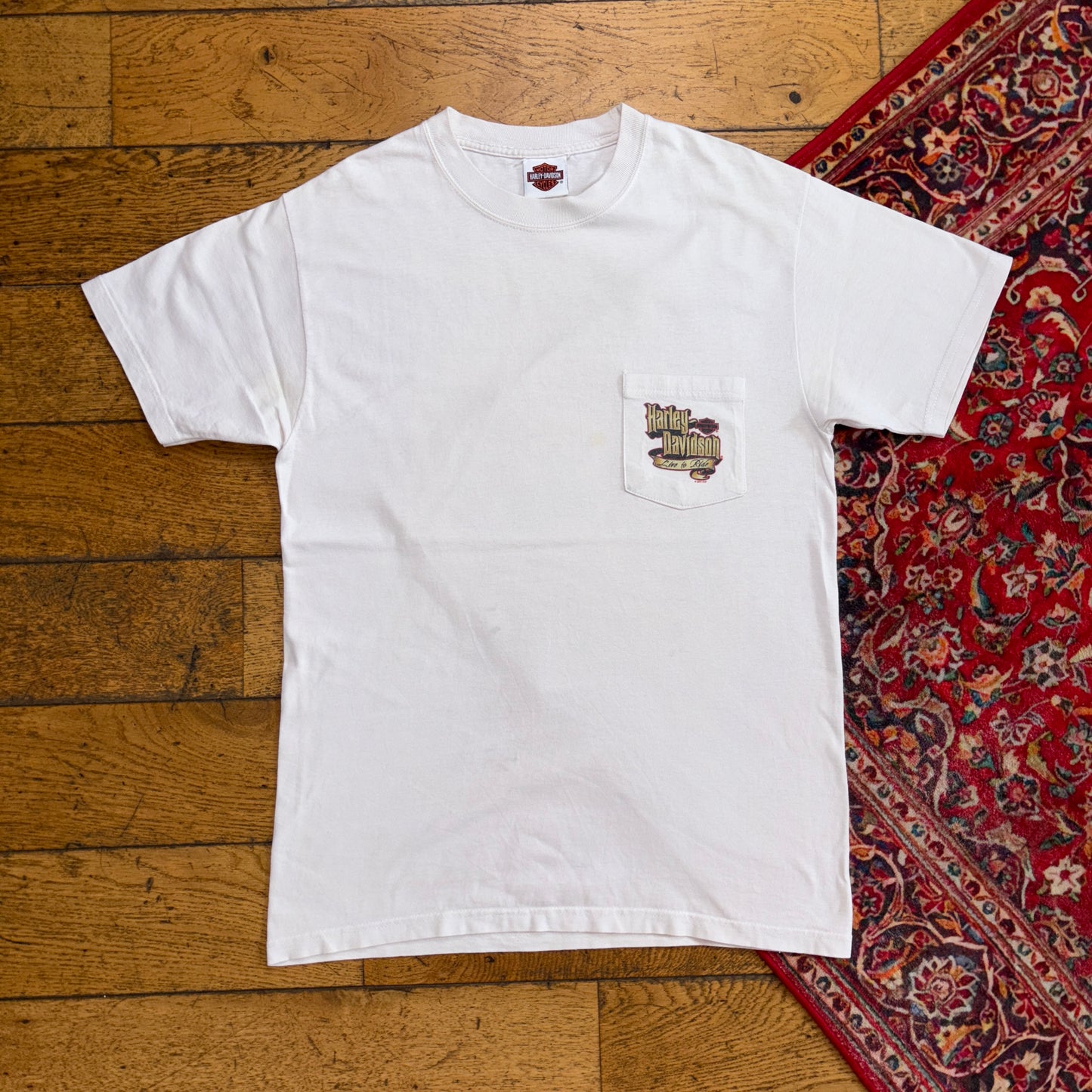 Vintage 2011 Harley Davidson White Single Stitch Graphic T-Shirt - XS