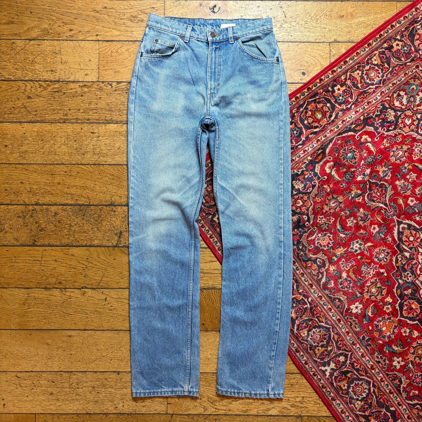 Vintage Levis 519 Slim Straight Blue Denim Jeans - 30L