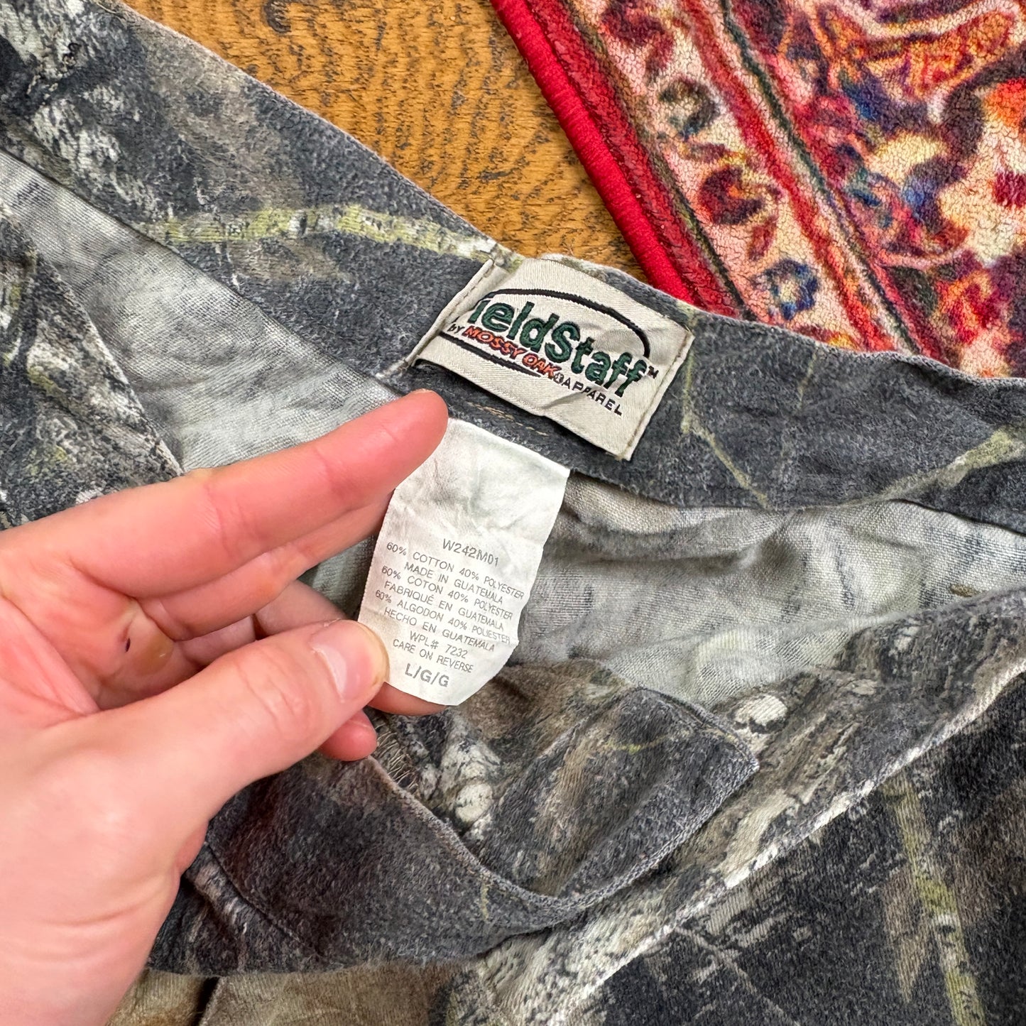 Vintage Real Tree Camo Green Hunting Workwear Trousers - 36