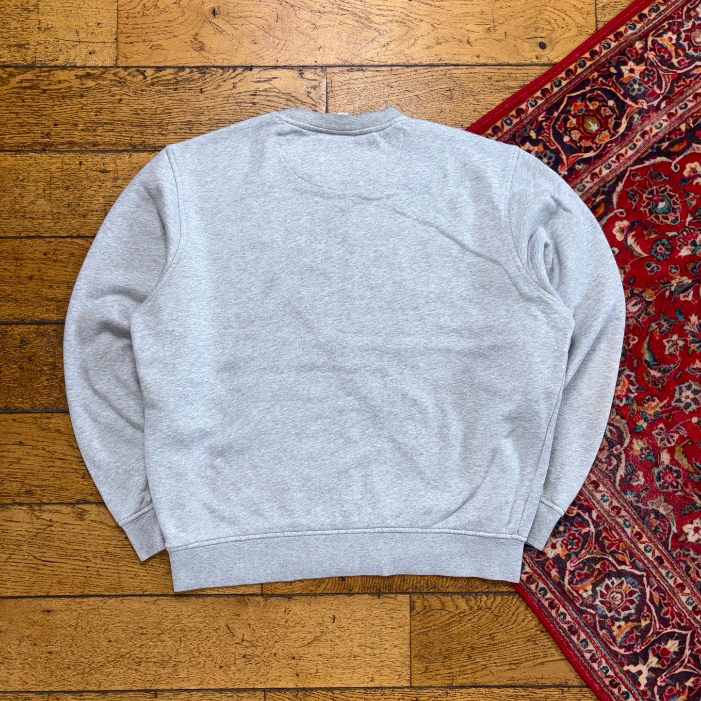 Vintage Lacoste Grey Boxy Embroidered Sweatshirt - L