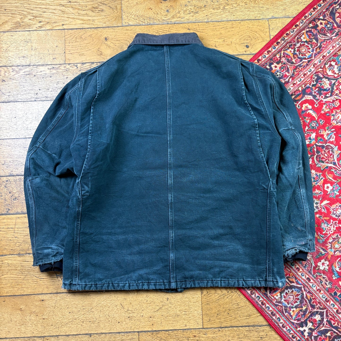 Vintage Carhartt Black Arctic Chore Workwear Jacket - XL