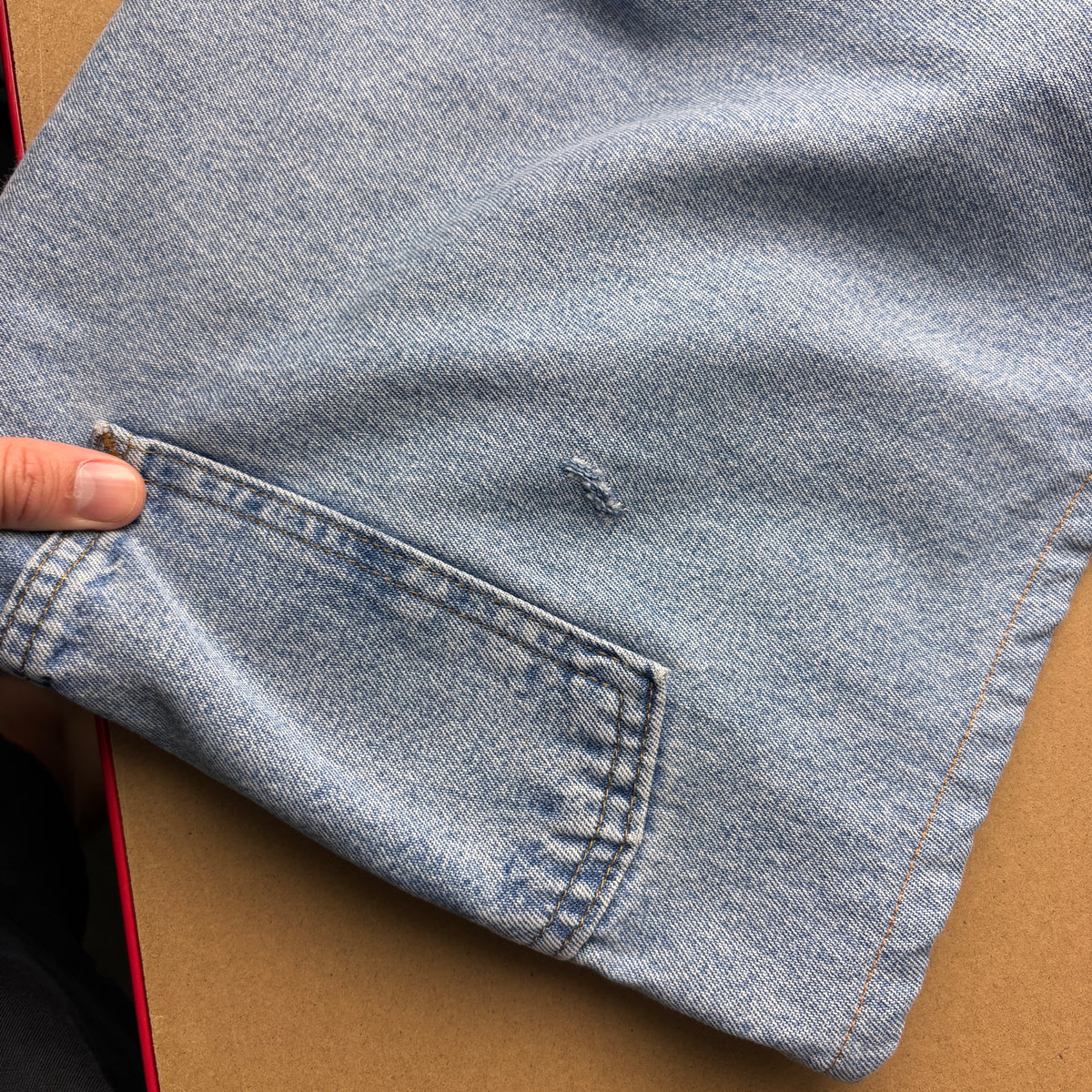 Carhartt Blue Jorts Workwear Baggy Carpenter Shorts - 34