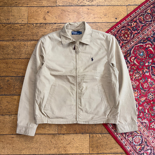 Vintage Ralph Lauren Brown Cream Harrington Jacket - M