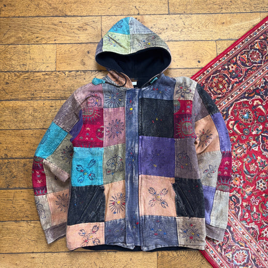 Vintage Workwear Patchwork Carhartt Active Style Jacket Coat - S