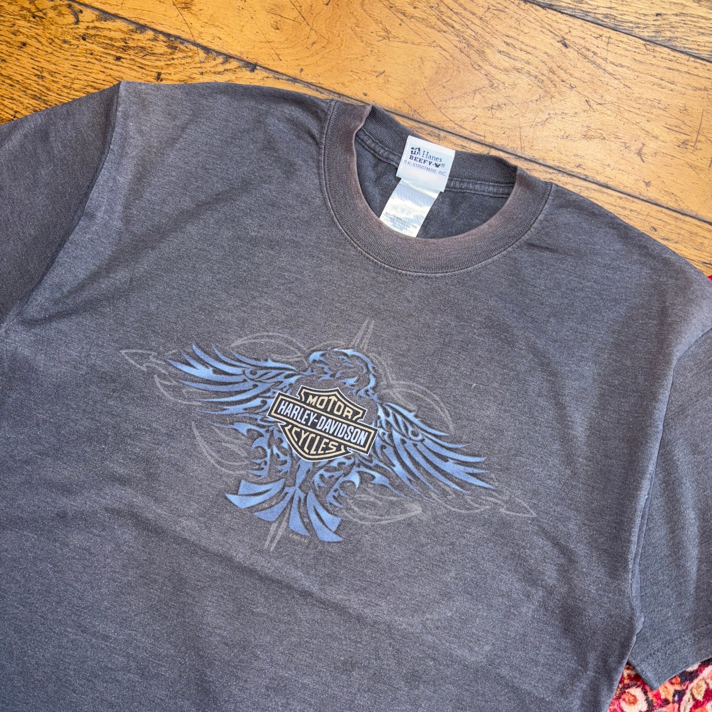Vintage 2006 Harley Davidson Grey Graphic T-Shirt - M