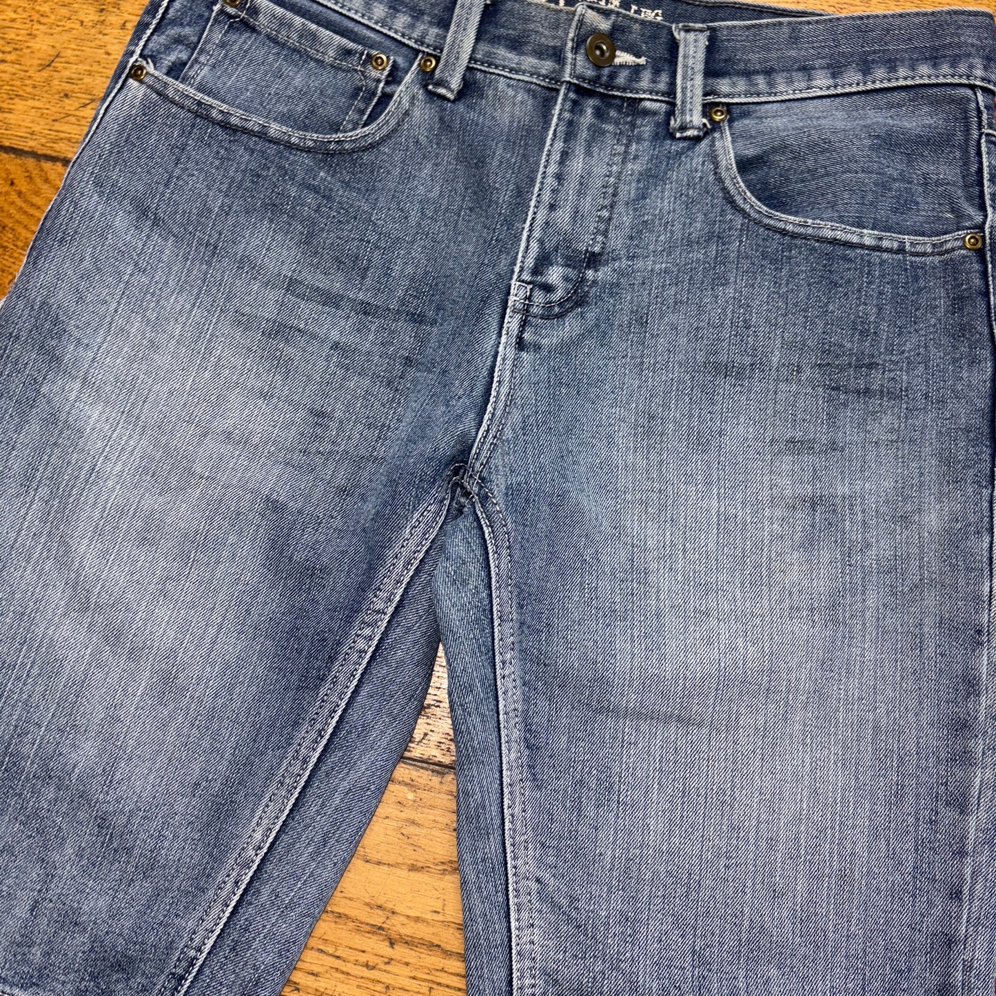 Vintage Blue Denim Shorts - 32