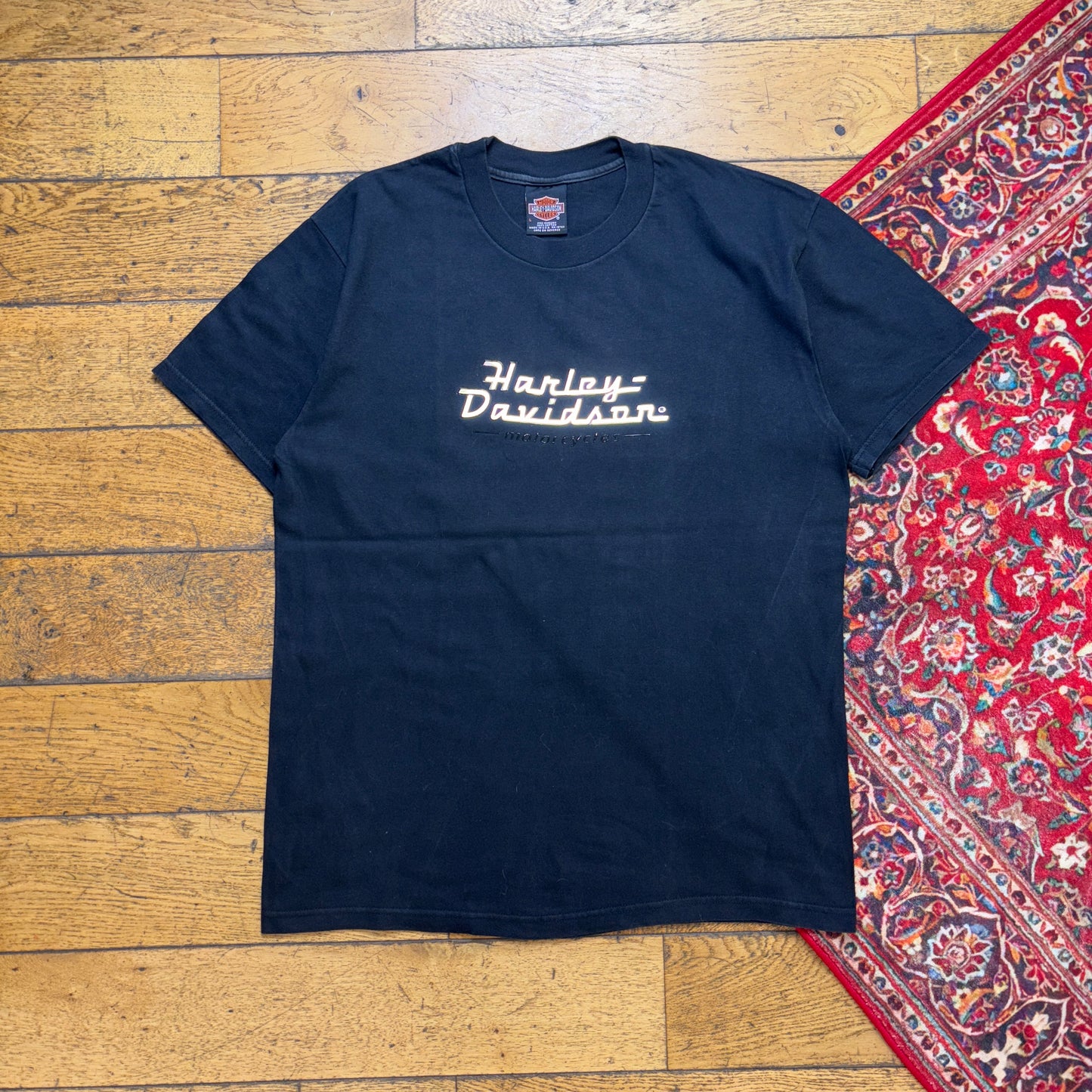Vintage Harley Davidson Black Graphic T-Shirt - M