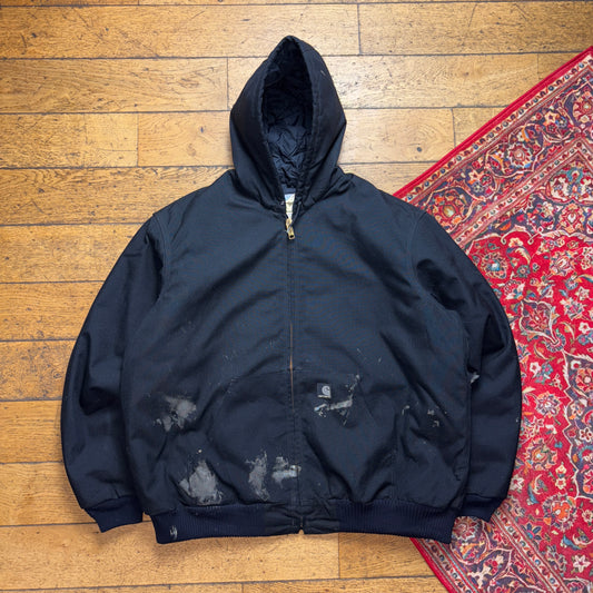 Vintage Carhartt Black Active Workwear Jacket - XL