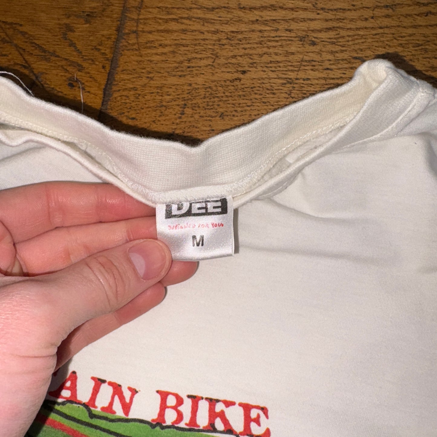 Vintage 1996 Mountain Bike Grundig White Single Stitch Graphic T-Shirt - L