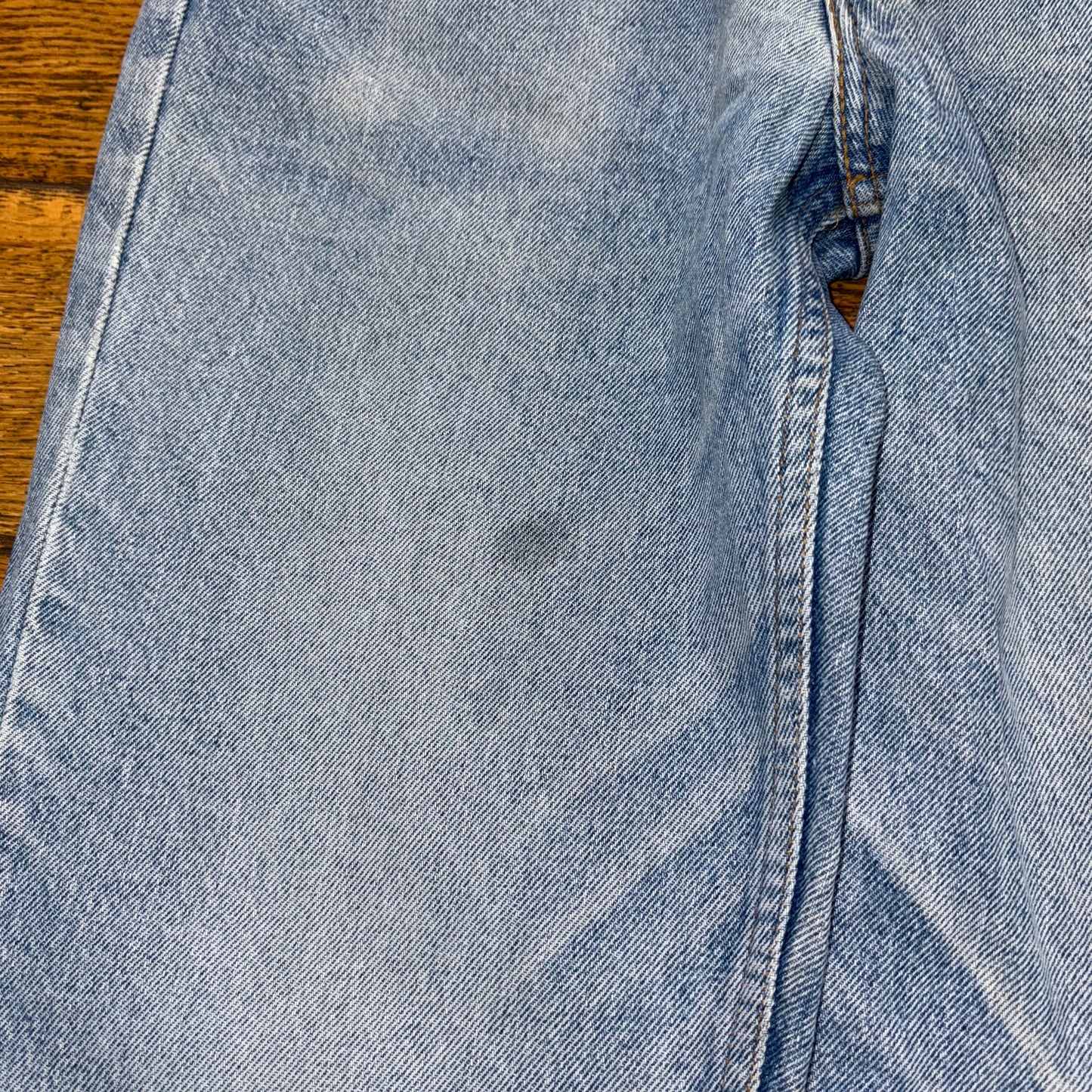 Vintage Levis 619 Orange Tab Straight Blue Denim Jeans - 30L