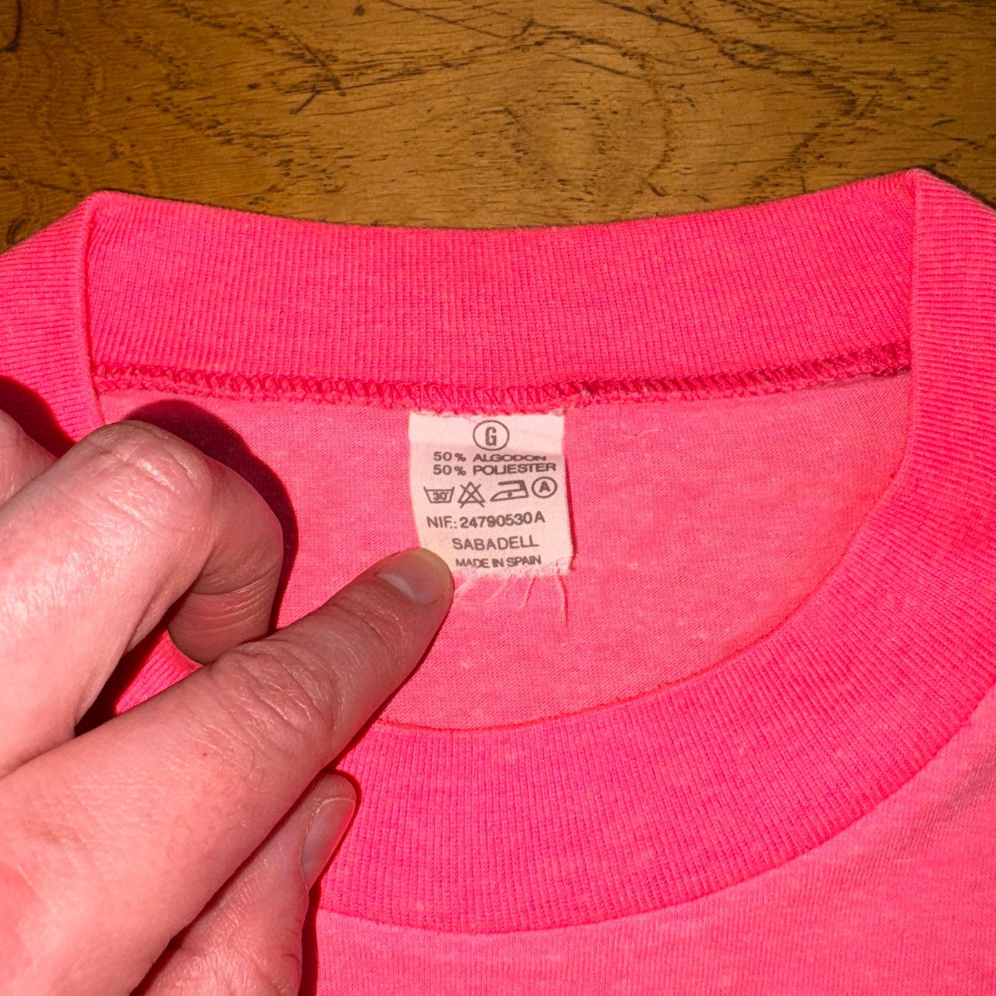 Vintage Pink Shark Ambulance Rainbow Graphic T-Shirt - M