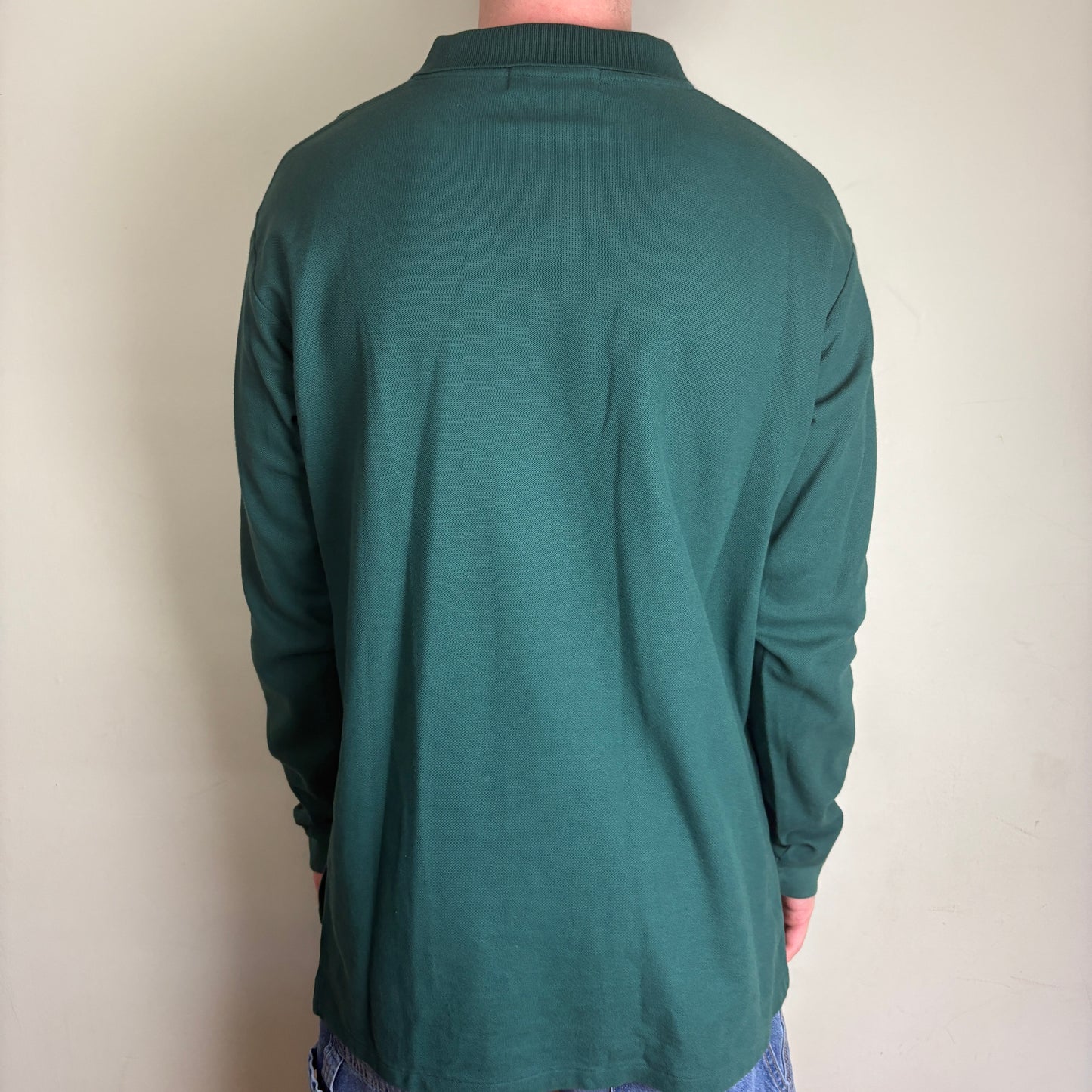Vintage Ralph Lauren Green Rugby Polo Shirt - 2XL