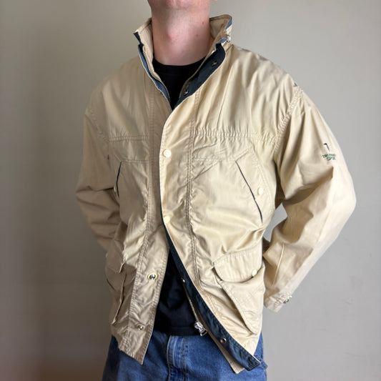 Vintage Trussardi Cream Workwear Chore Utility Jacket - XL