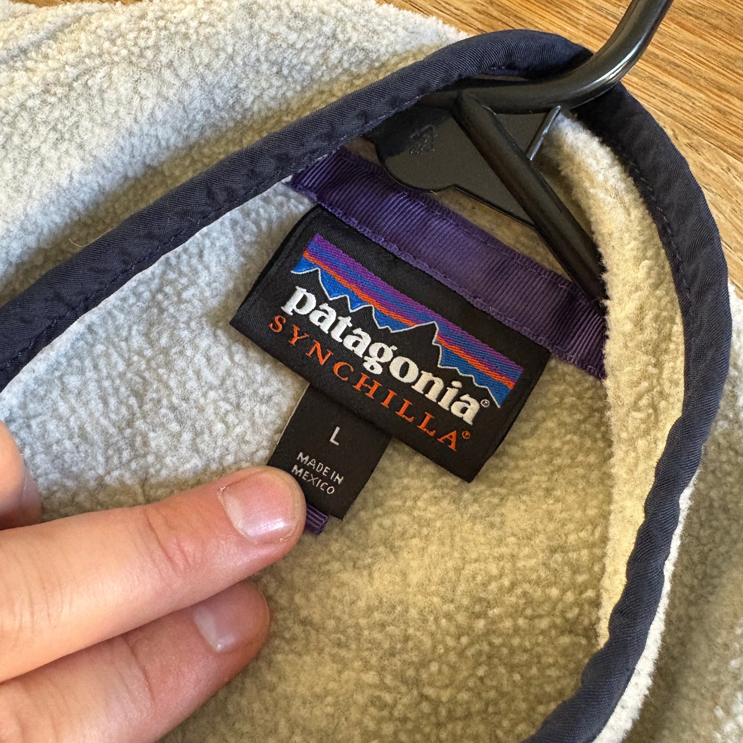 Vintage Patagonia Synchilla Cream Fleece Jumper Sweatshirt - L