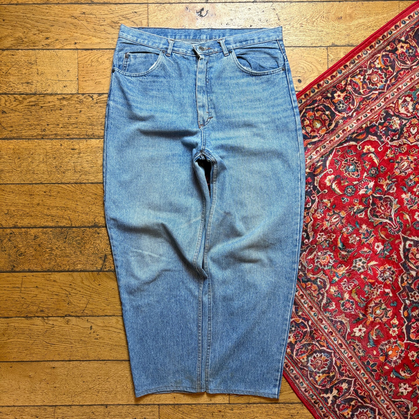 Vintage Levis 501 Straight Blue Denim Jeans - 38S