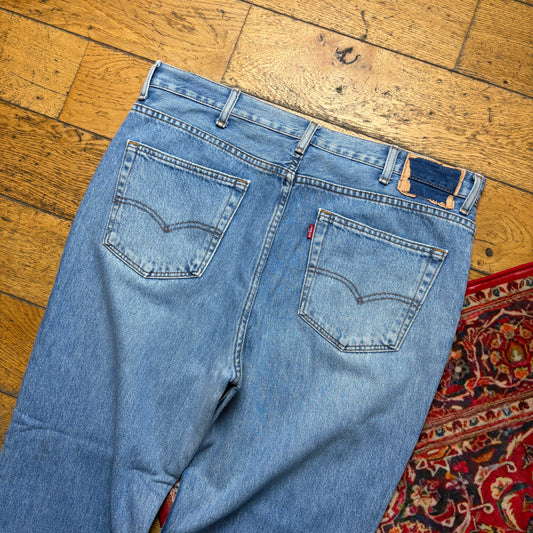 Vintage Levis Straight Blue Denim Jeans - 38S