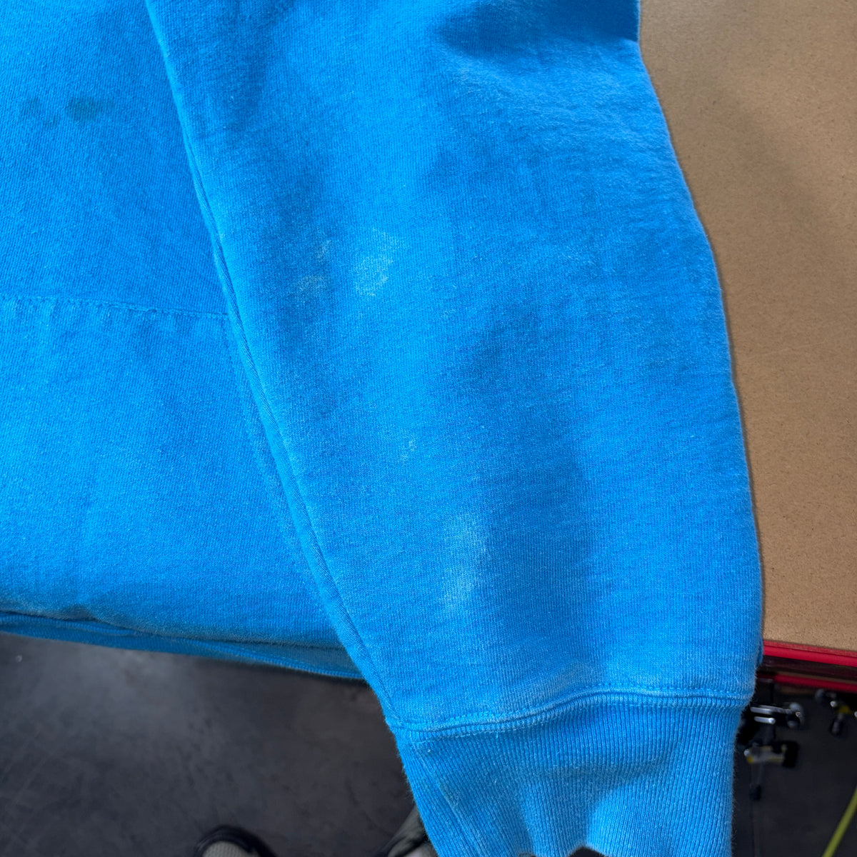 Supreme Mini Box Logo Blue Hoodie Sweatshirt - M