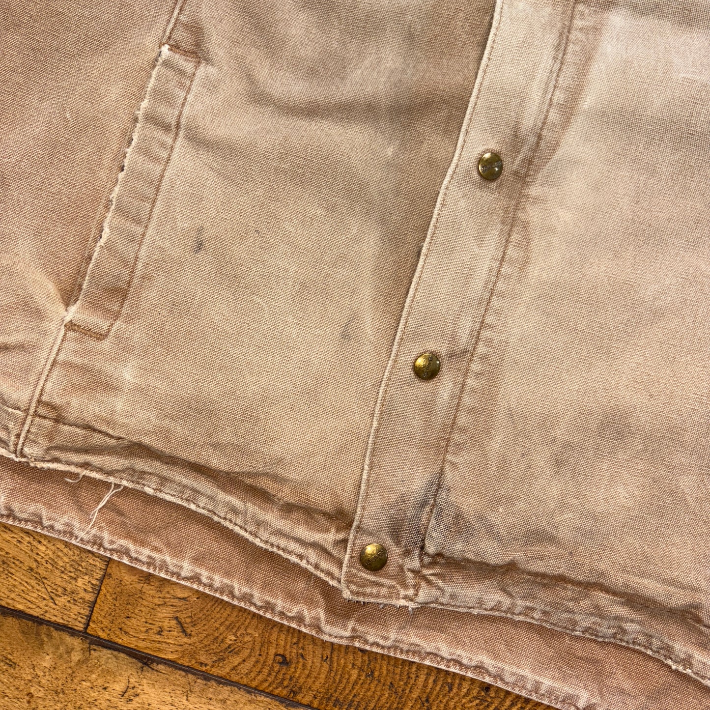 Vintage Carhartt Brown Cropped Workwear Jacket - 2XL