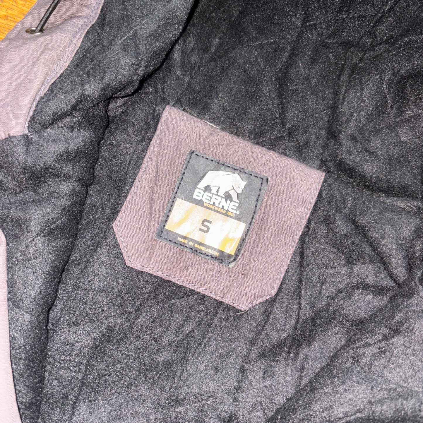 Vintage Berne Grey Workwear Carhartt Active Style Jacket - S