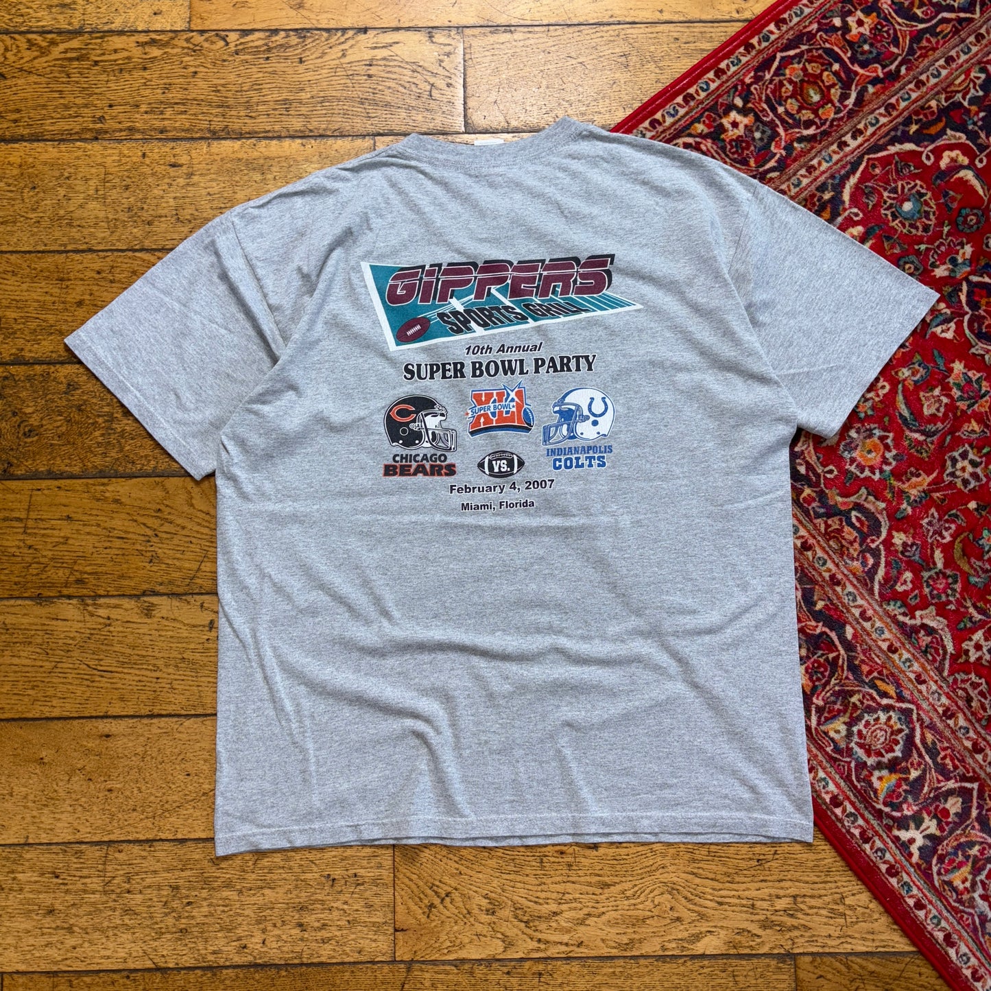 Vintage Grey Graphic T-Shirt - XL