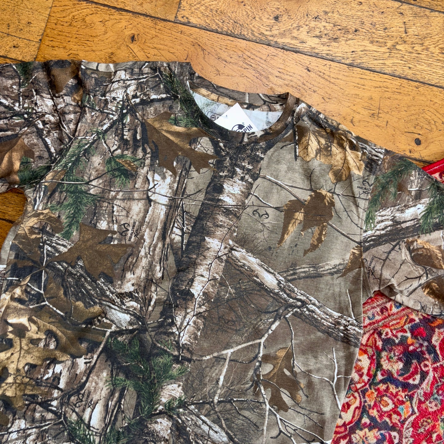 Vintage Realtree Camo Green T-Shirt - M