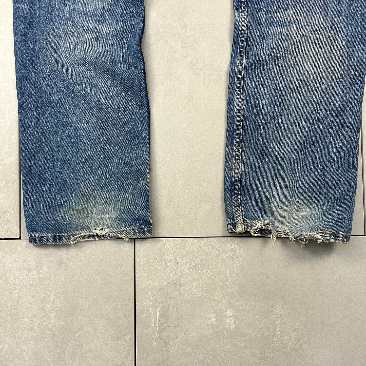 Vintage Levis Straight Blue Denim Jeans - 36