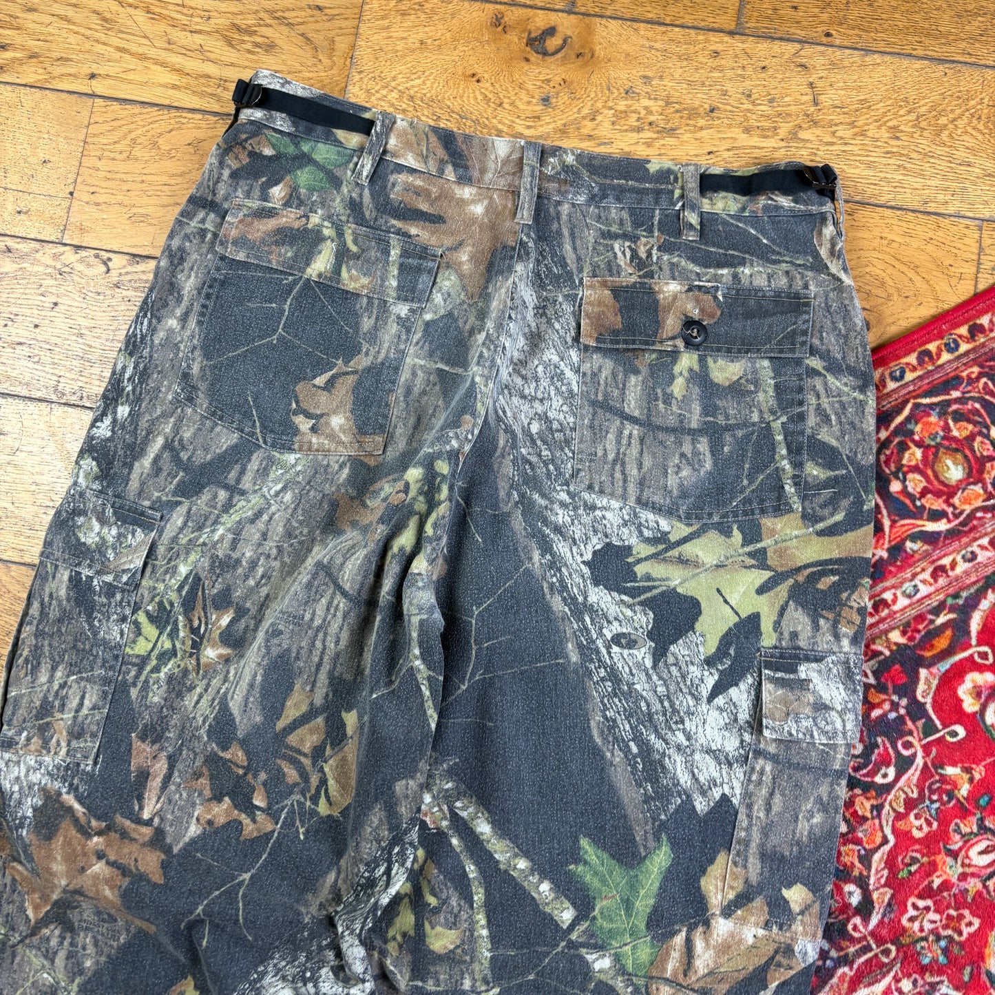 Vintage Real Tree Camo Green Hunting Workwear Trousers - 36