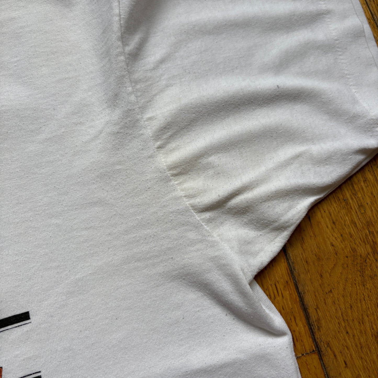 Vintage 90s Cow Single Stitch White Graphic T-Shirt - S